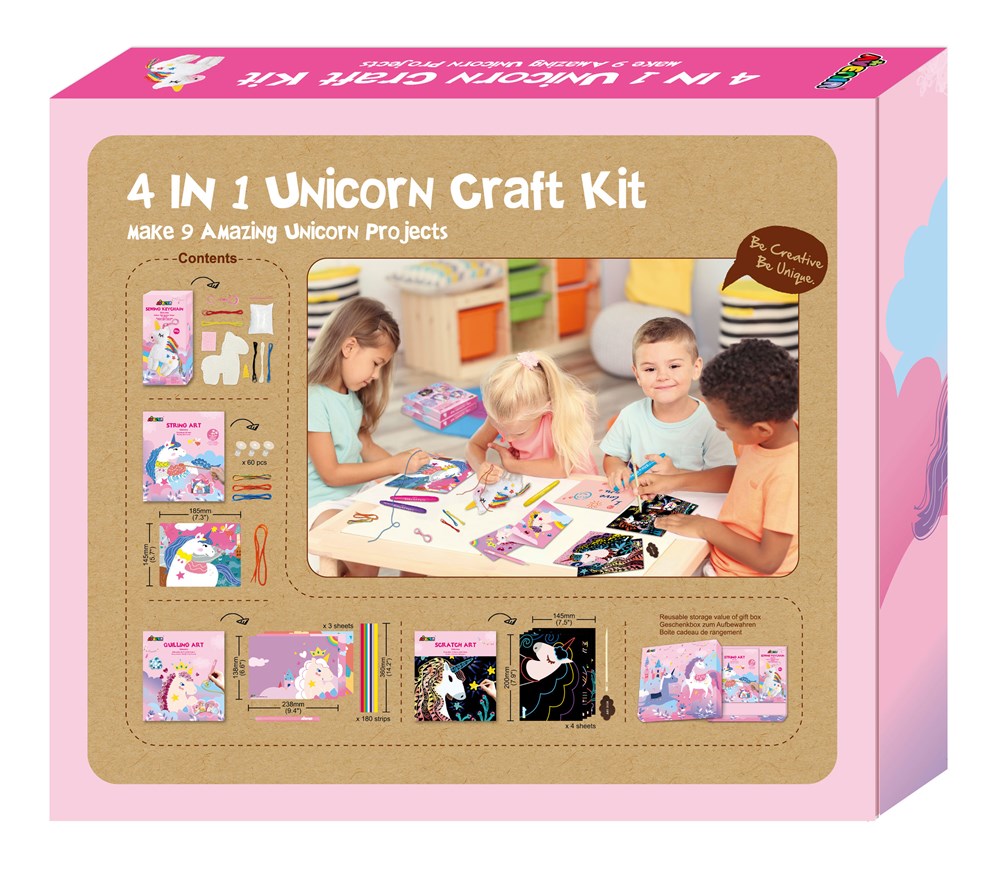 Avenir 4 in 1 Unicorn Craft Kit - view 3