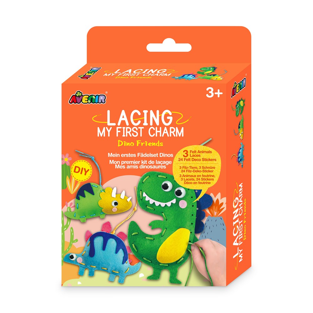 Avenir Lacing My First Charm - Dino Friends