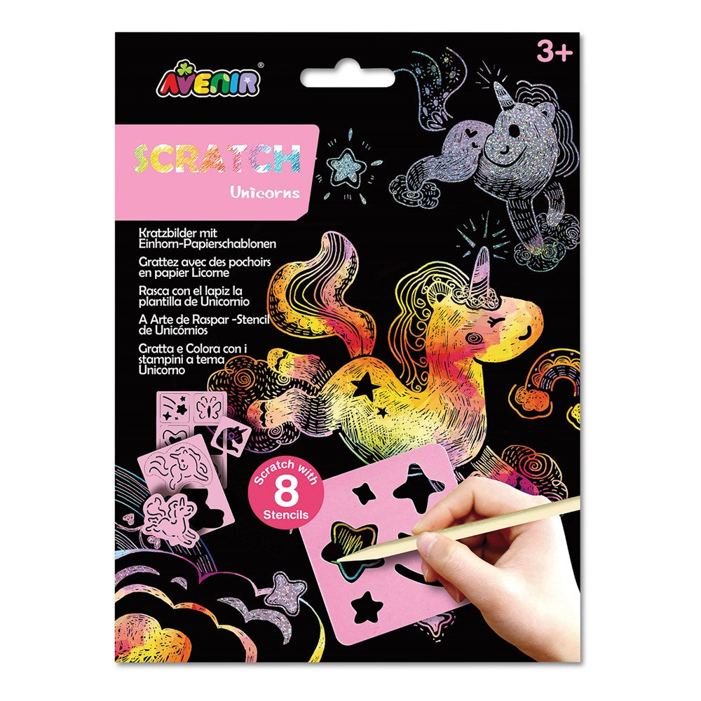 Avenir Scratch & Stencil - Unicorns