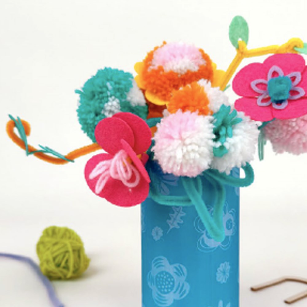 Avenir Pom Pom Bouquet - Flowers - view 2