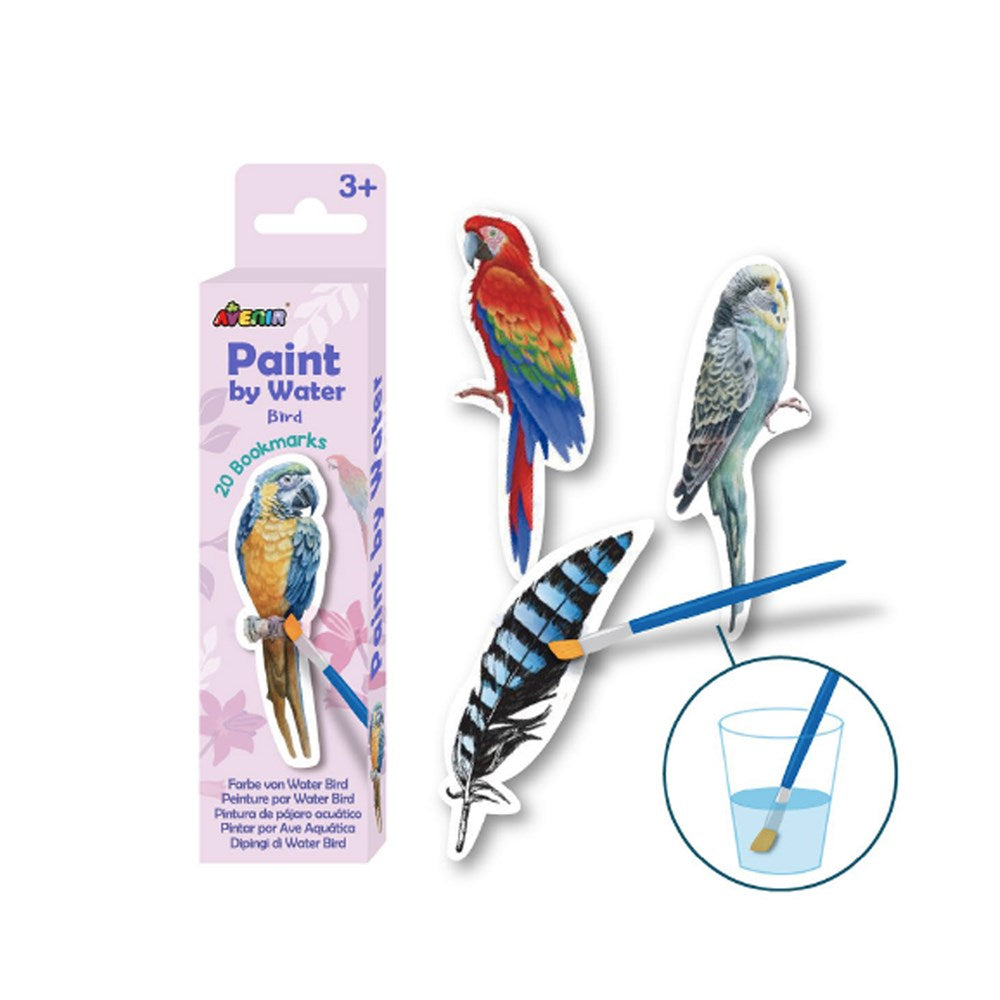 Avenir Paint by Water - Bookmarks - Bird