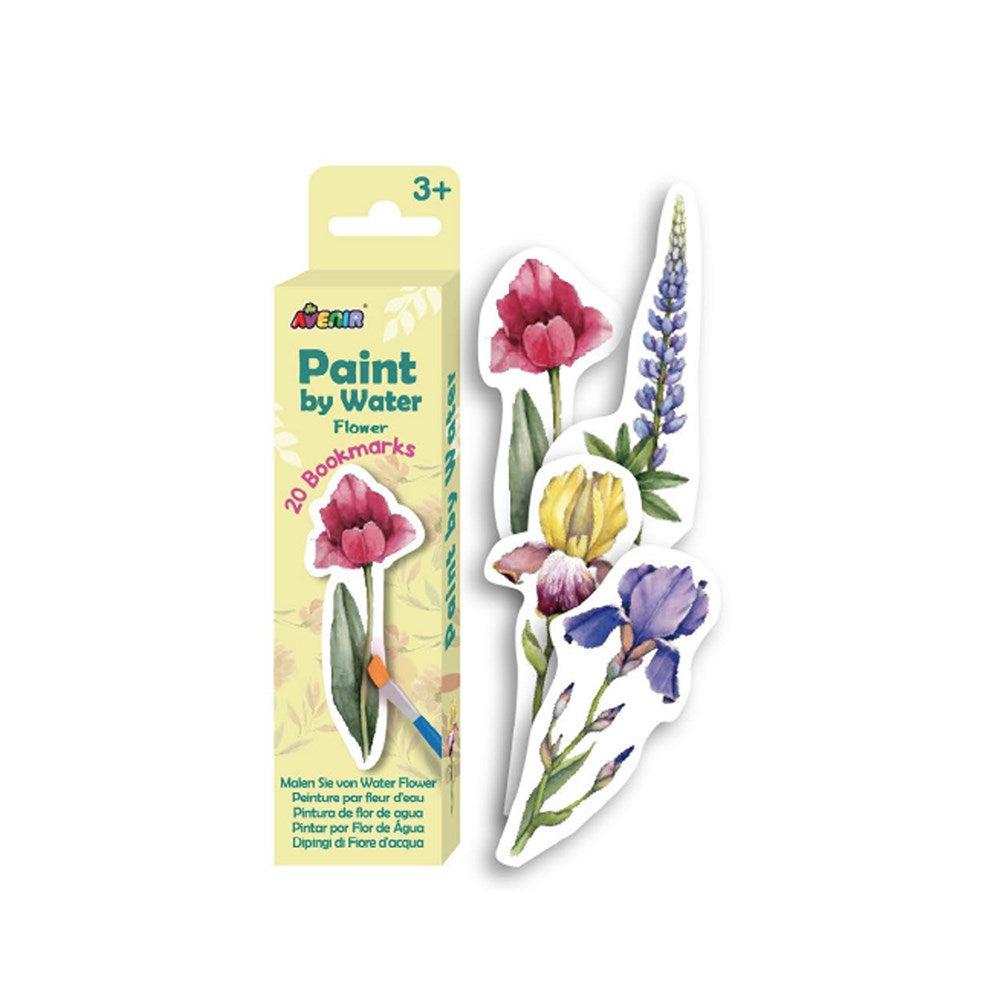 Avenir Paint by Water - Bookmarks - Flower