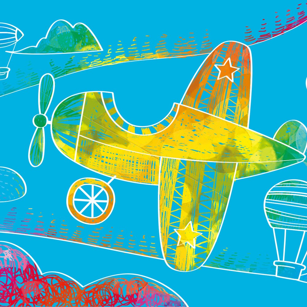 Avenir Mini Scratch Book - Airplane - view 2