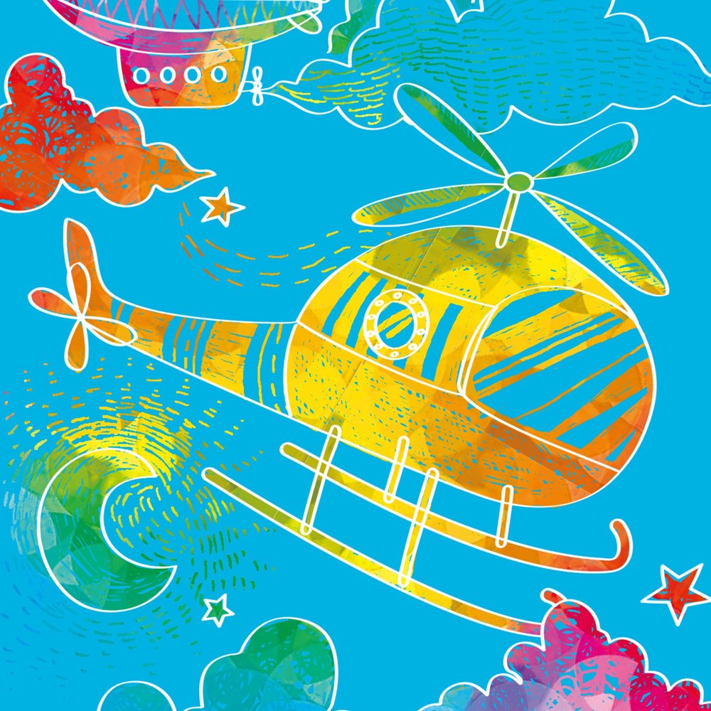 Avenir Mini Scratch Book - Airplane - view 3