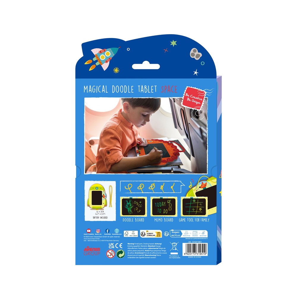 Avenir LCD Artidoodle Board - Spaceship - view 2