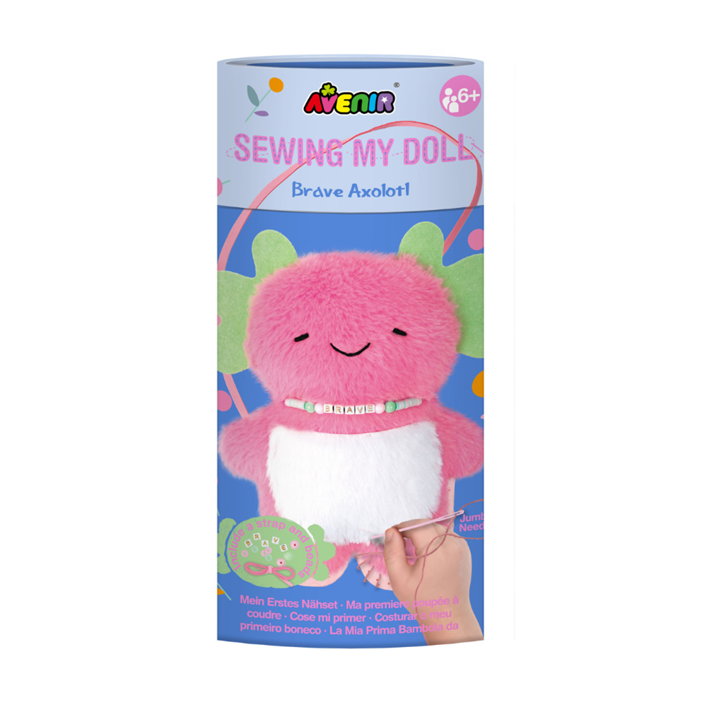 Avenir Sewing My Doll - Brave Axolotl