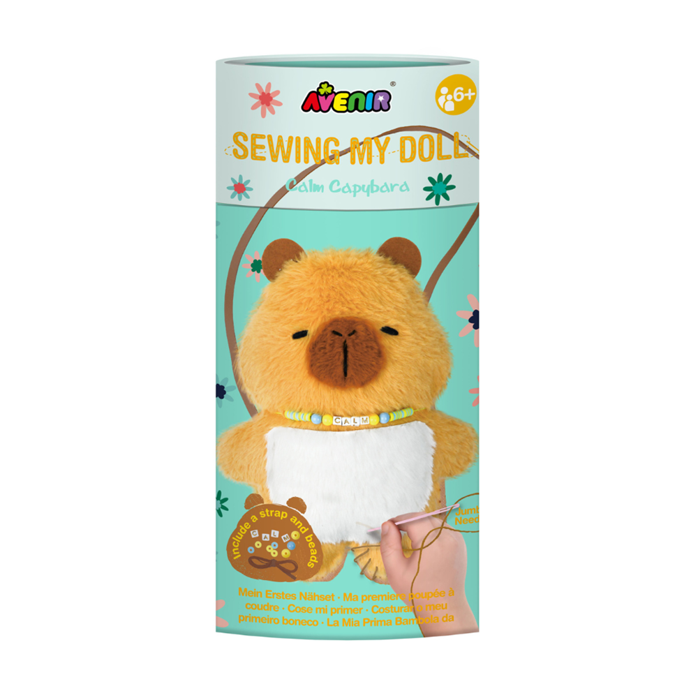 Avenir Sewing My Doll - Calm Capybara