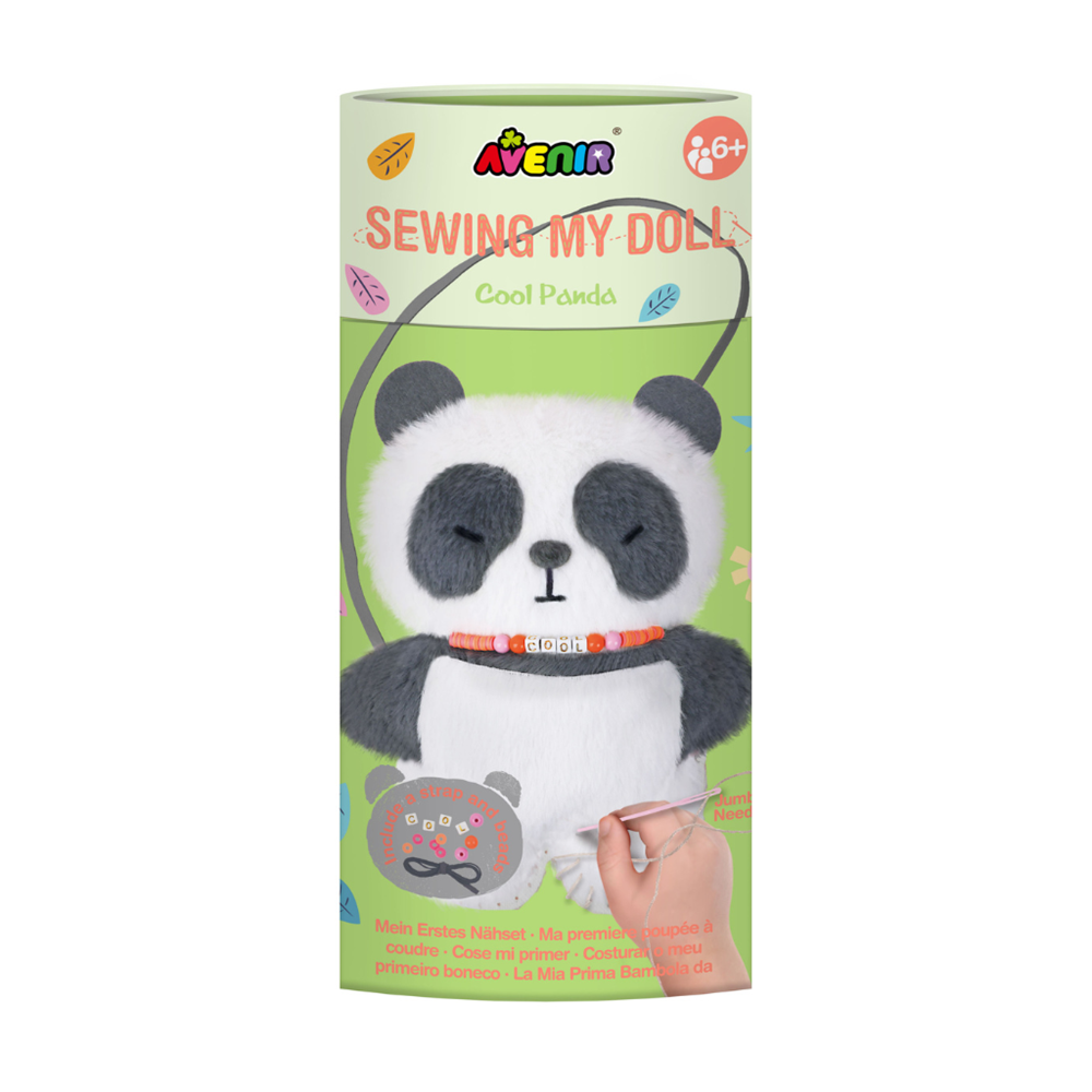 Avenir Sewing My Doll - Cool Panda