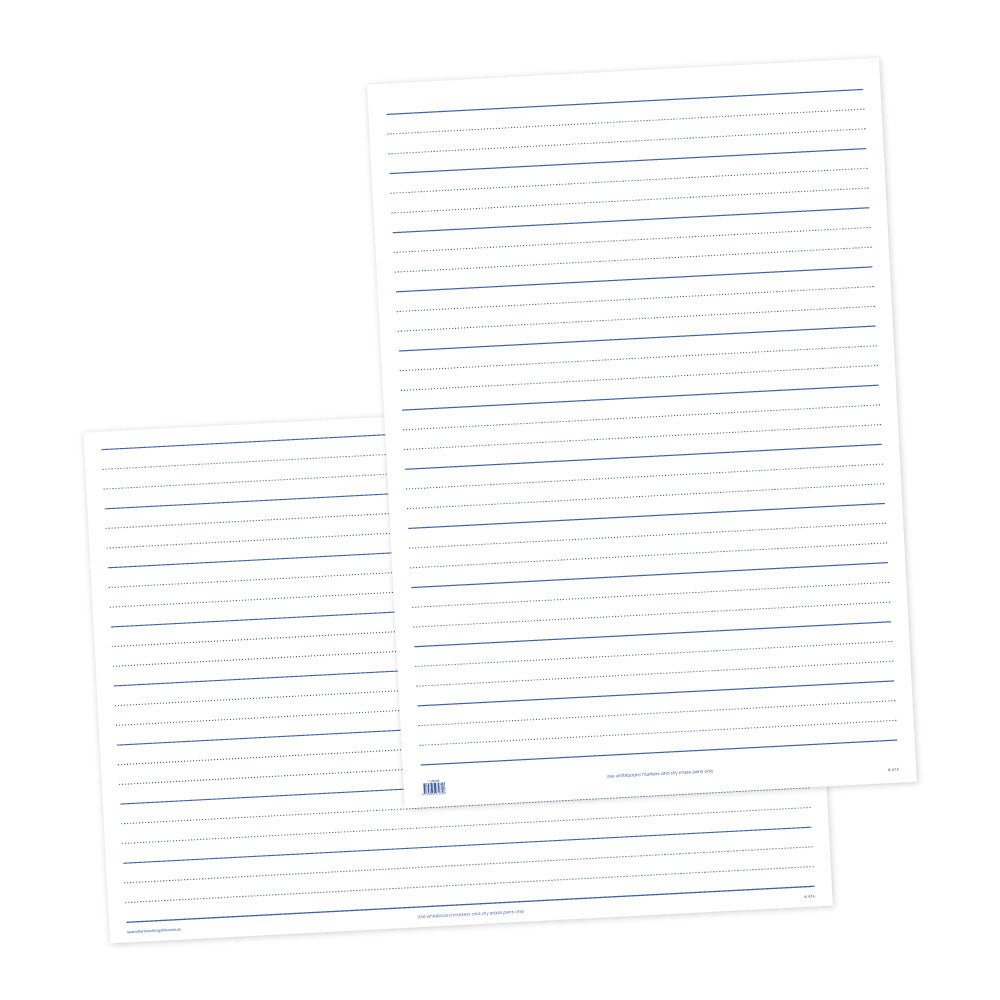 Laminated Teaching Sheet - Handwriting VIC (A1 Size): Centre-Folded