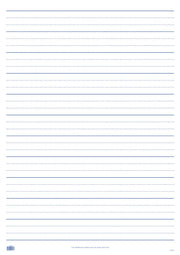 Laminated Teaching Sheet - Handwriting VIC (A1 Size): Centre-Folded