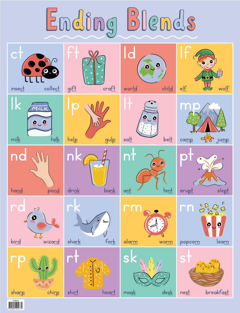 Ending Blends Chart