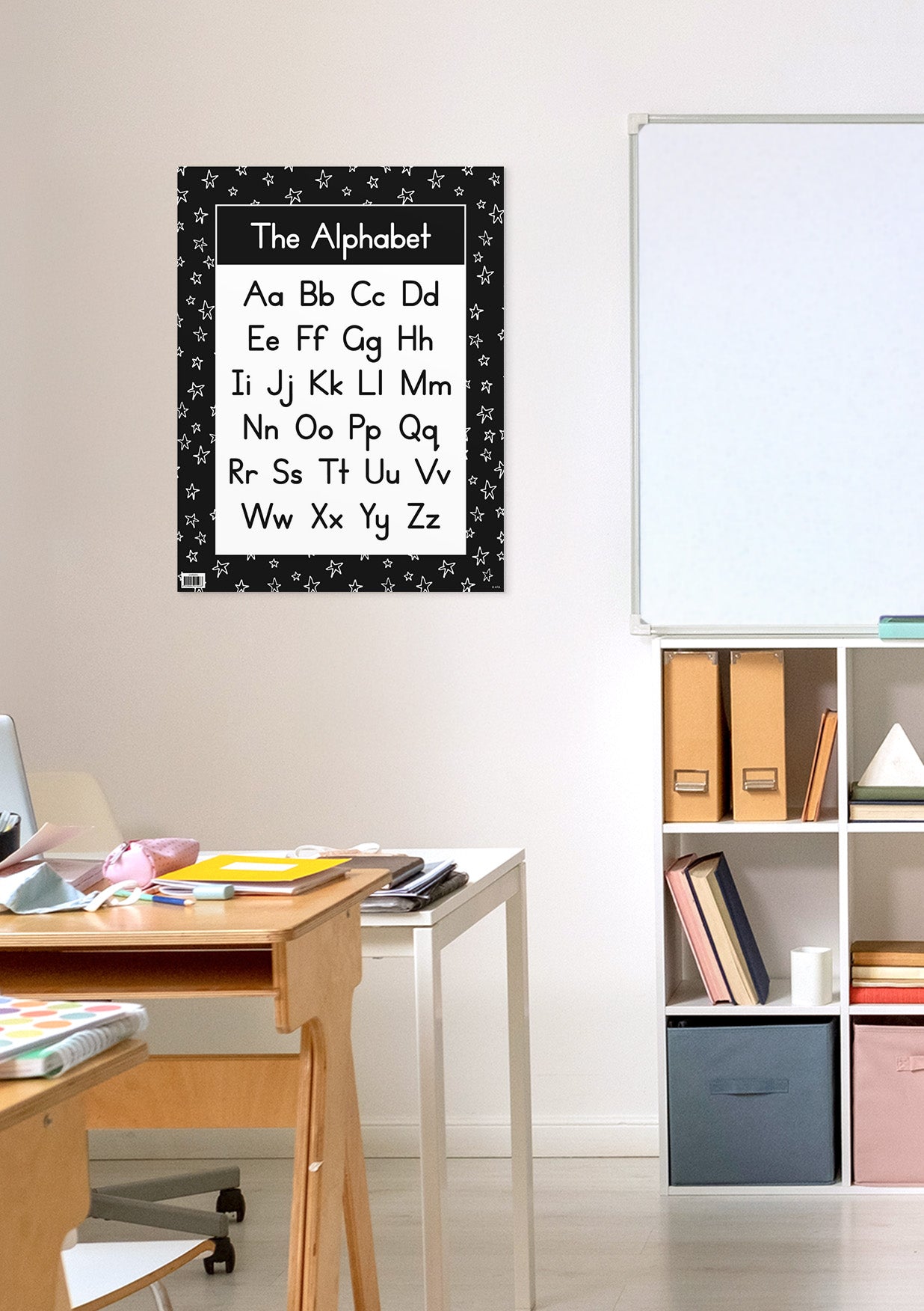 Black & White - Alphabet Chart (Print Font)