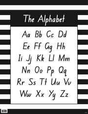 Black & White - Alphabet Chart (New South Wales)