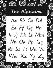 Black & White - Alphabet Chart (Victoria)