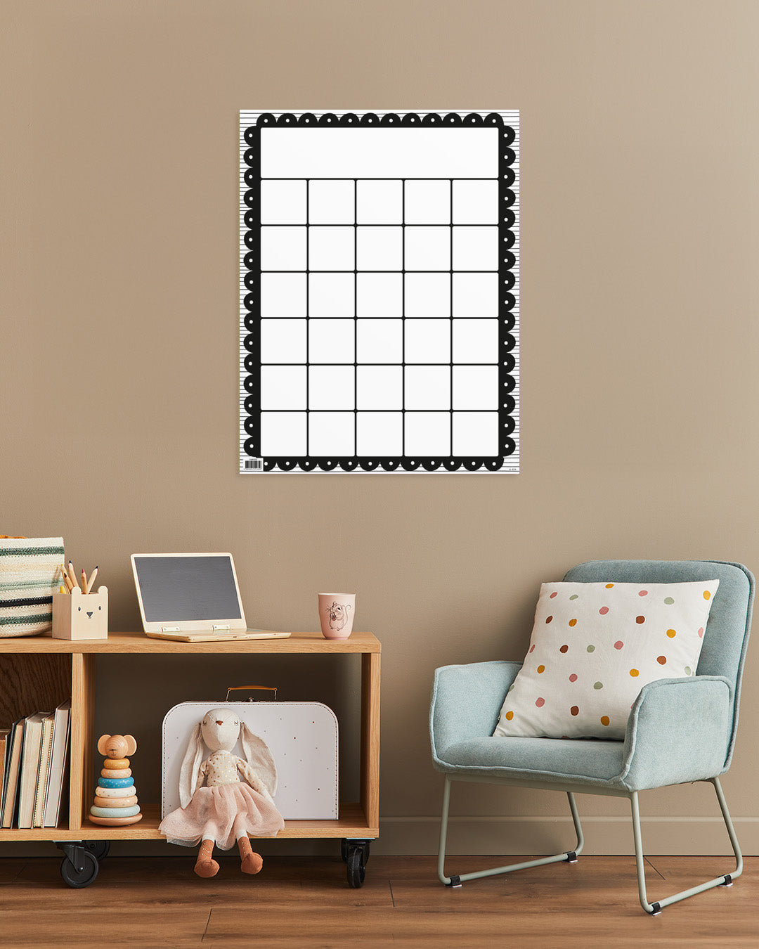 Black & White - Class Ideas Chart