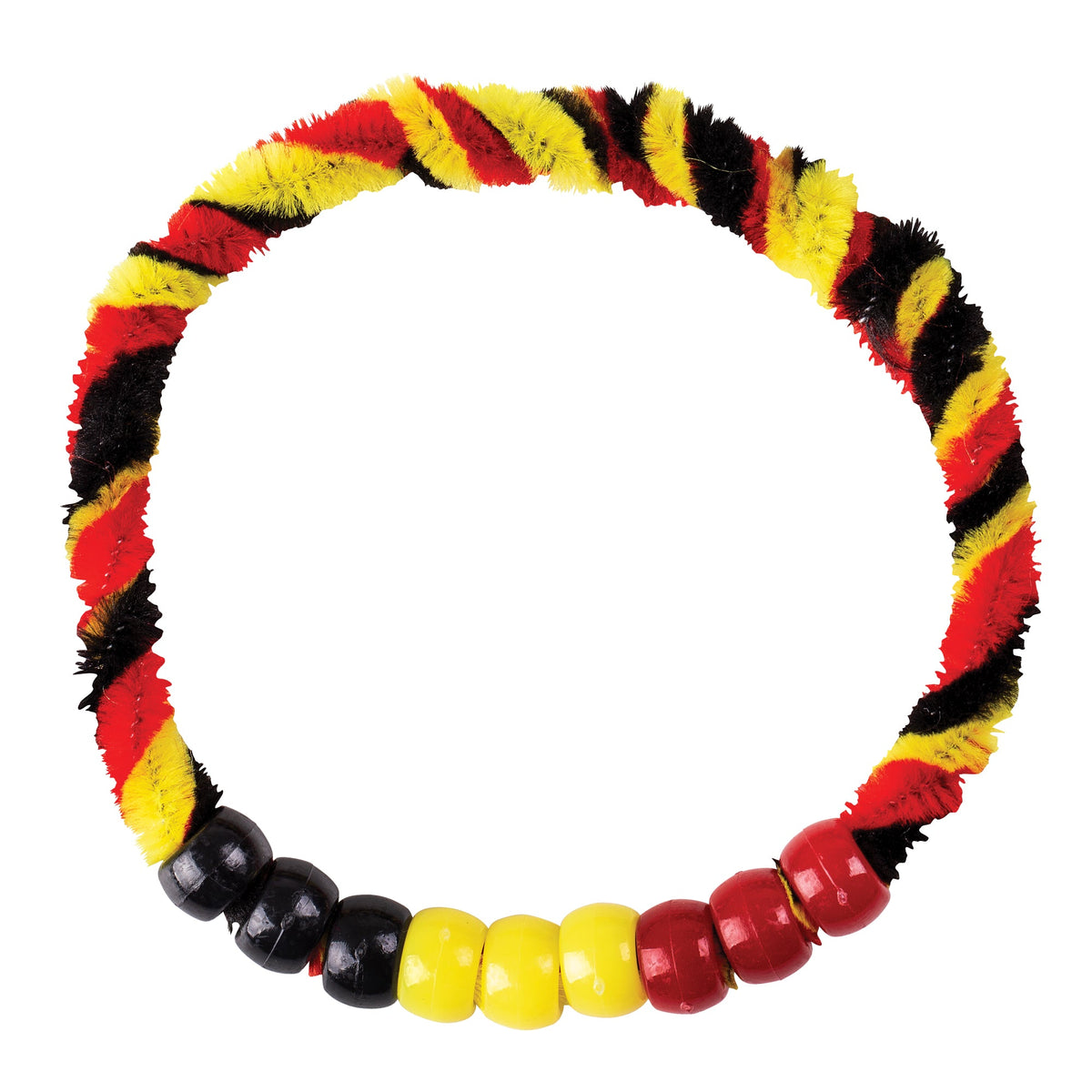 Chenille Stems Aboriginal Flag - Pack of 150