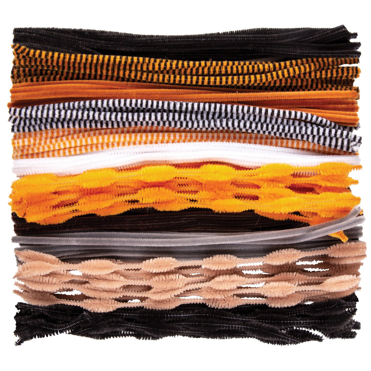 Chenille Stems Animal Tones - Pack of 150