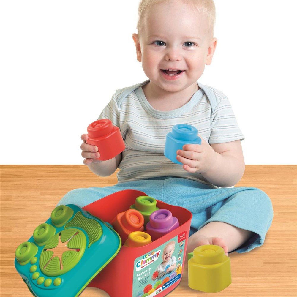 Clementoni Soft Clemmy - Sensory Bucket - 15pcs - view 2