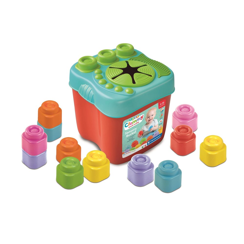 Clementoni Soft Clemmy - Sensory Bucket - 15pcs