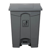 Clnlnk Rubsh Bin W/Pdl68L Gry