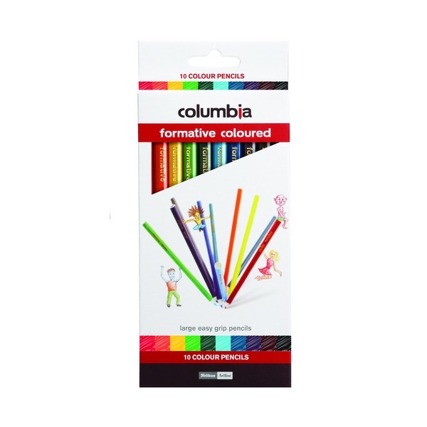 Columbia Coloured Pencils - Formative (Pack of 10)