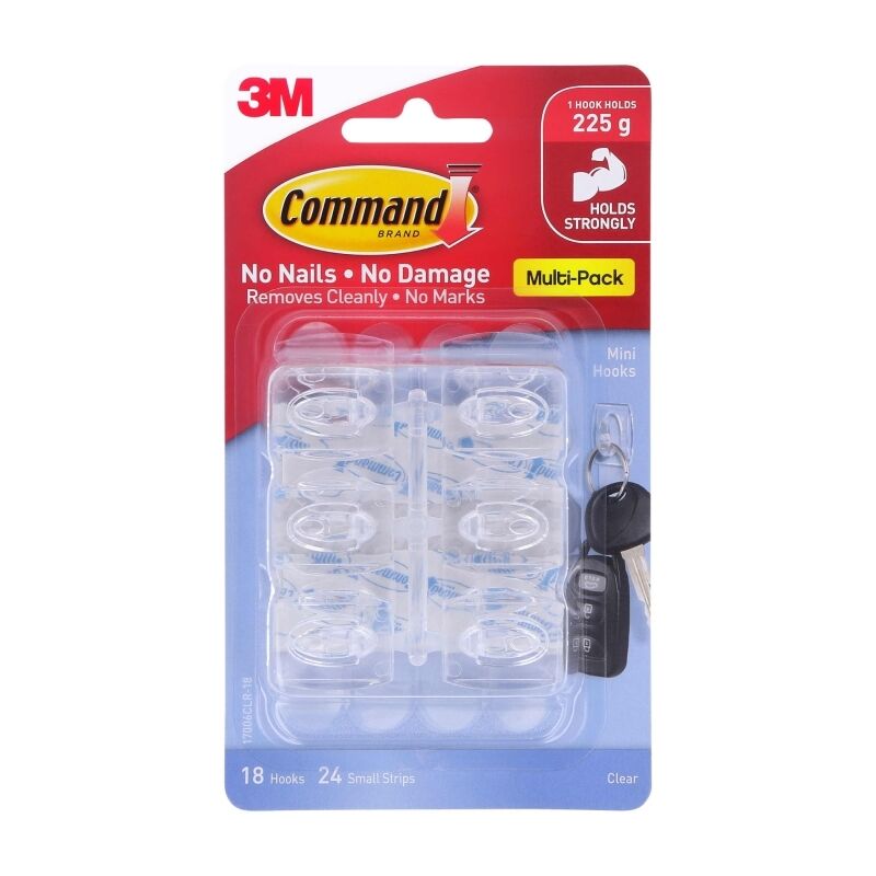 CMD Hook17006CLR-VP Mini (Pack of 18)