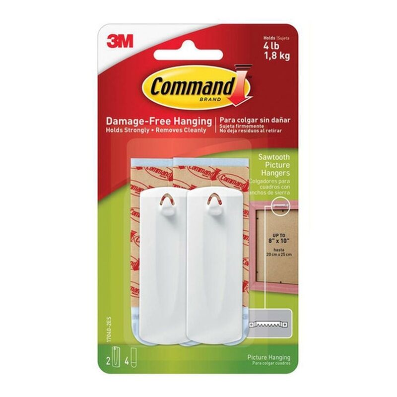 Command 17040 Sawtooth Picture Hanger (Box of 6)