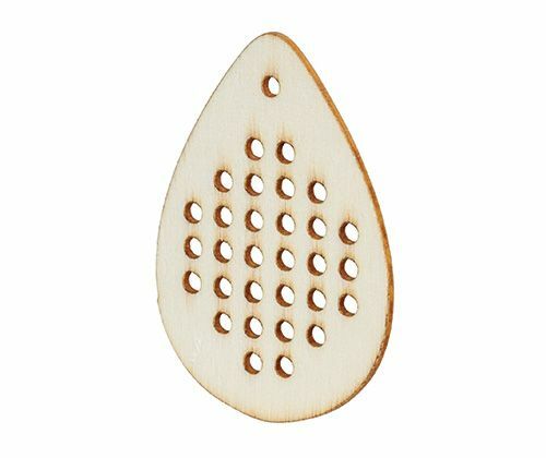 Wooden Threading Shapes - Pack of 30