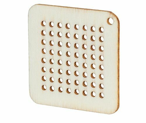 Wooden Threading Shapes - Pack of 30