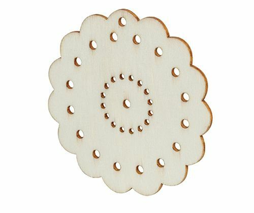 Wooden Threading Shapes - Pack of 30