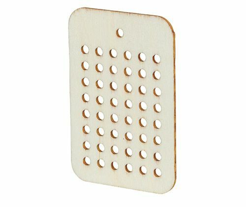 Wooden Threading Shapes - Pack of 30