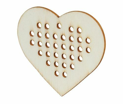 Wooden Threading Shapes - Pack of 30