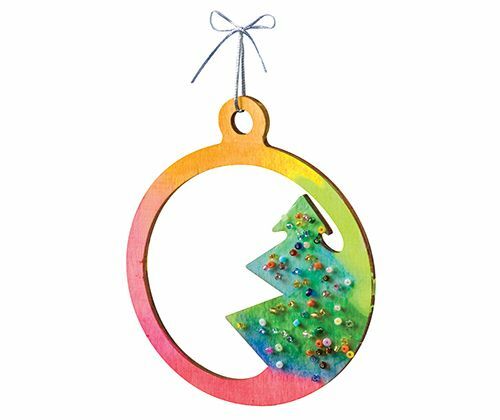 Wooden Christmas Baubles - Pack of 20