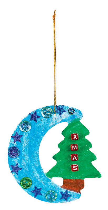 Wooden Christmas Shapes - Pack of 12