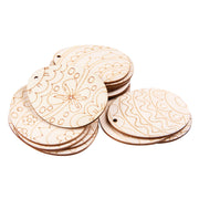 Wooden Easter Egg Craft Shapes - Pack of 30
