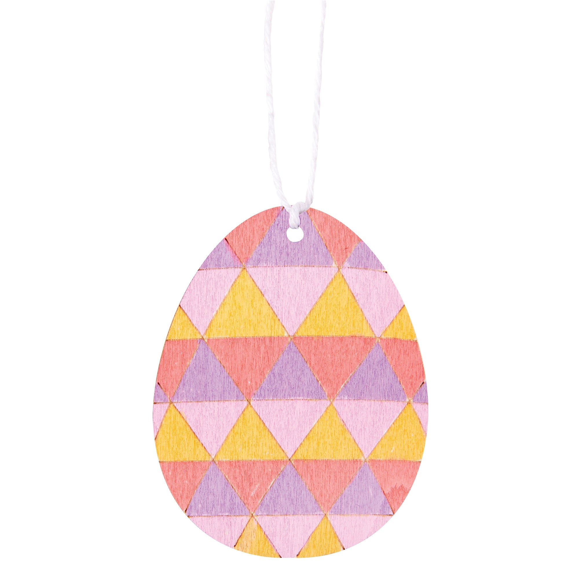 Wooden Easter Egg Craft Shapes - Pack of 30