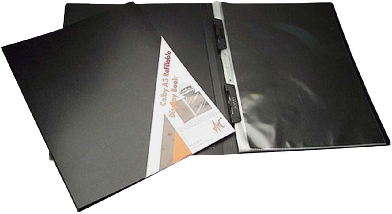 Display Book A3 Art - Refillable (Black)