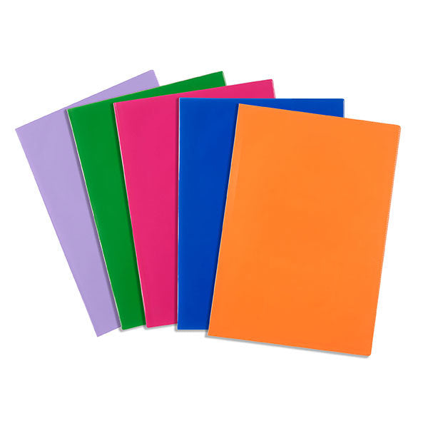 Contact Book Sleeves (Slip On) - 9x7: Solid Colours (Pack of 5)
