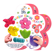 Haku Yoka Shaped Crayons - Garden Finger Crayon