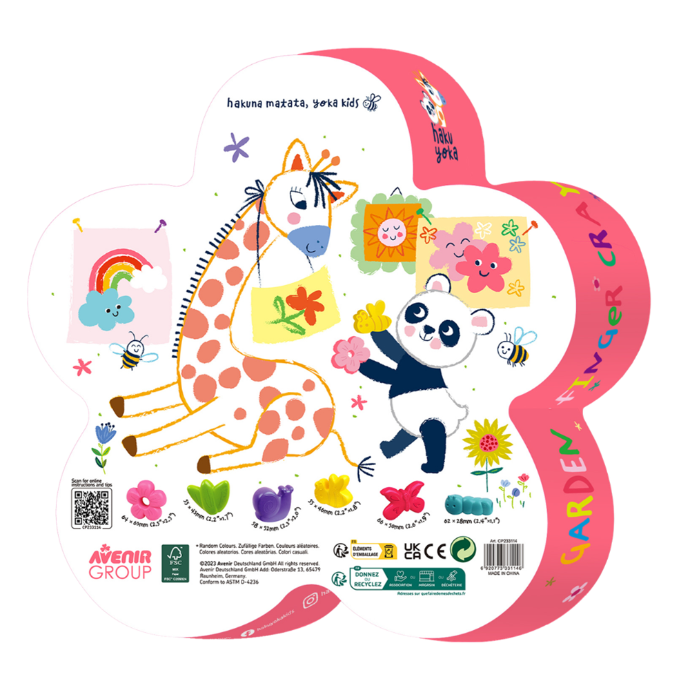 Haku Yoka Shaped Crayons - Garden Finger Crayon - view 2