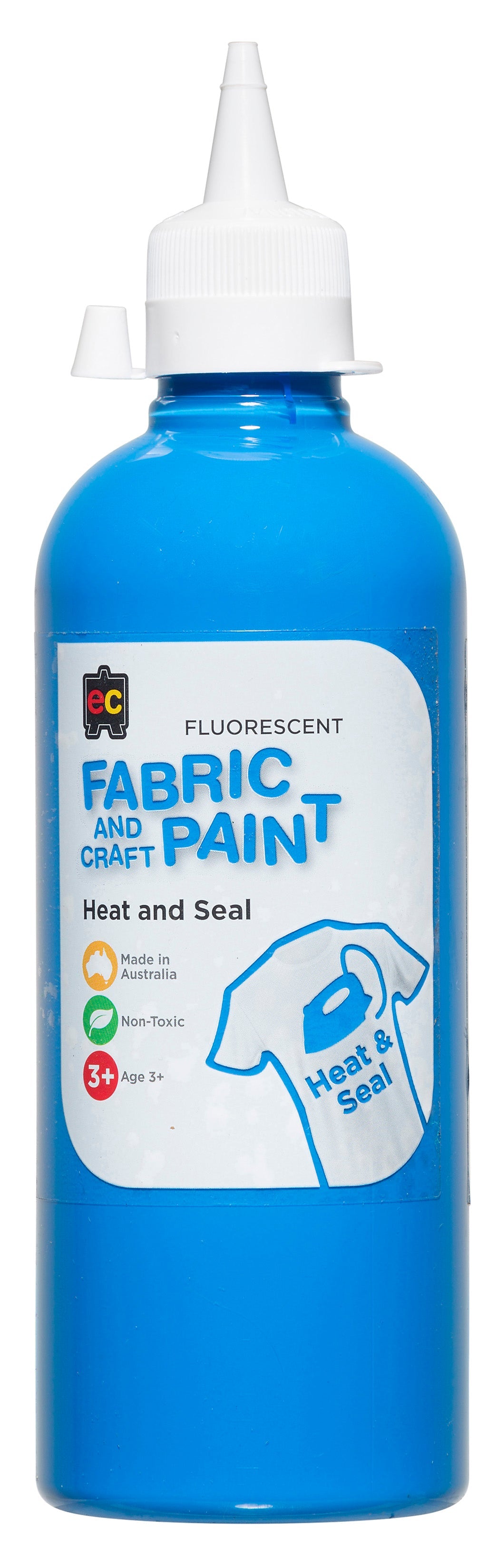 Fluorescent Fabric And Craft Paint 500mL - Blue