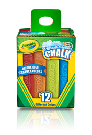 Crayola Chalk - Sidewalk (Washable): Pack of 12
