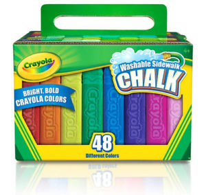 Crayola Chalk - Sidewalk (Washable): Pack of 48