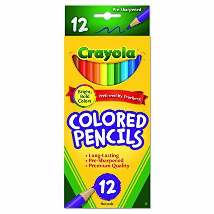 Crayola Coloured Pencils - Pack of 12