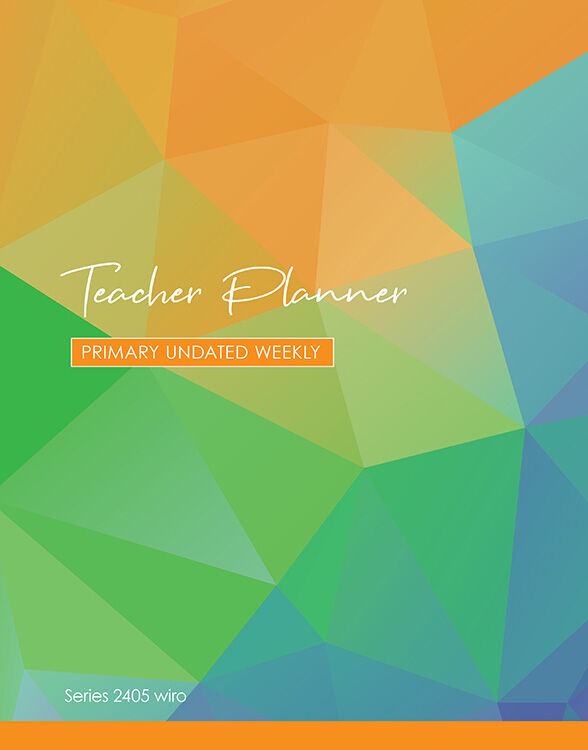 Primary Undated Planner (Weekly) - Wiro Bound
