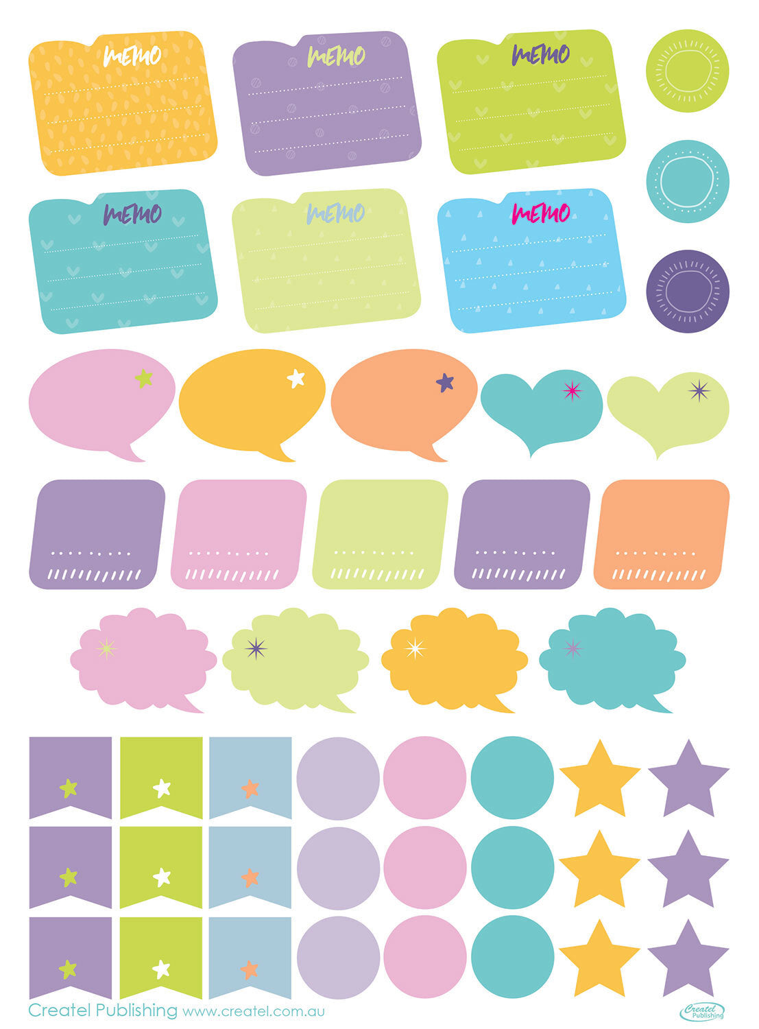 Diary & Planner Stickers - Dream & Aspire