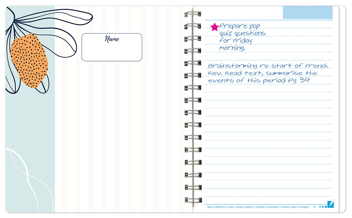 Teacher's Notebook - Abstract Garden