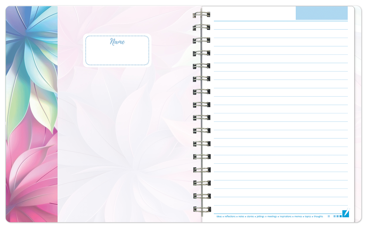 Teacher's Notebook - Pretty Petals