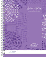 School Meeting Record Book - Purple