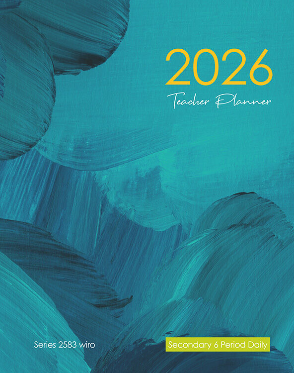 Secondary 6-Period Planner 2026 (Daily) - Wiro Bound